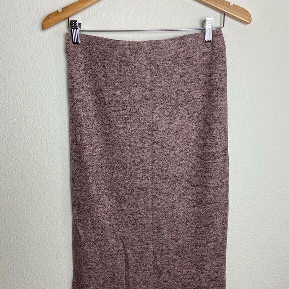 Heart & Hips Small Blush Pink Scuba Hacci Flat Panel Career Work Pencil Skirt - Picture 5 of 6